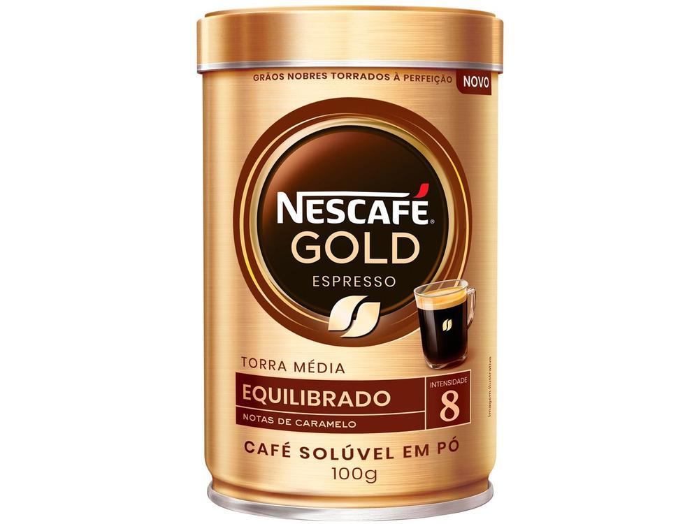 Café Solúvel Nescafé Gold Espresso Intensidade 8 - Lata 100g - 6