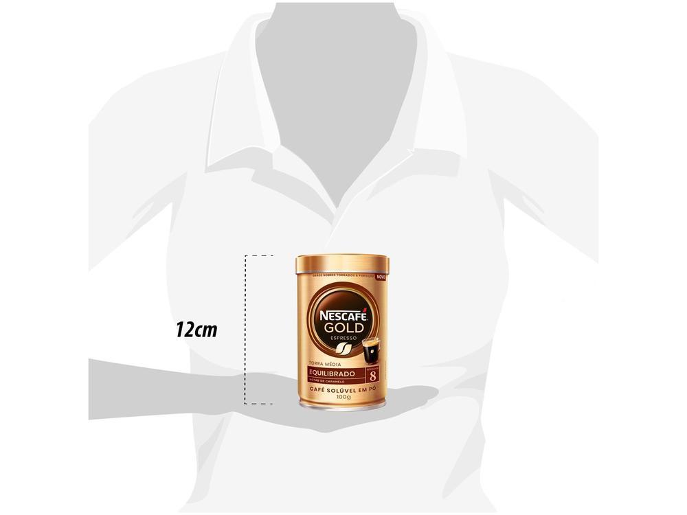 Café Solúvel Nescafé Gold Espresso Intensidade 8 - Lata 100g - 5