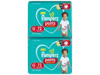 Fralda Calça Pampers Ajuste Total Tam. G 9 a 13Kg 2 Pacotes com 72 Unidades Cada - 11