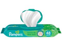 Lenço Umedecido Pampers Aloe Vera 12 Pacotes com 48 Unidades Cada - 3