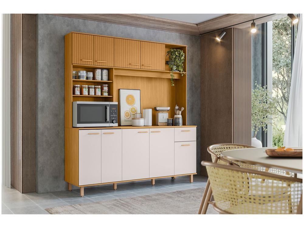 Armário de Cozinha Compacta Poliman Móveis Núria 9 Portas 1 Gaveta - 1