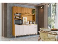 Armário de Cozinha Compacta Poliman Móveis Núria 9 Portas 1 Gaveta - 1