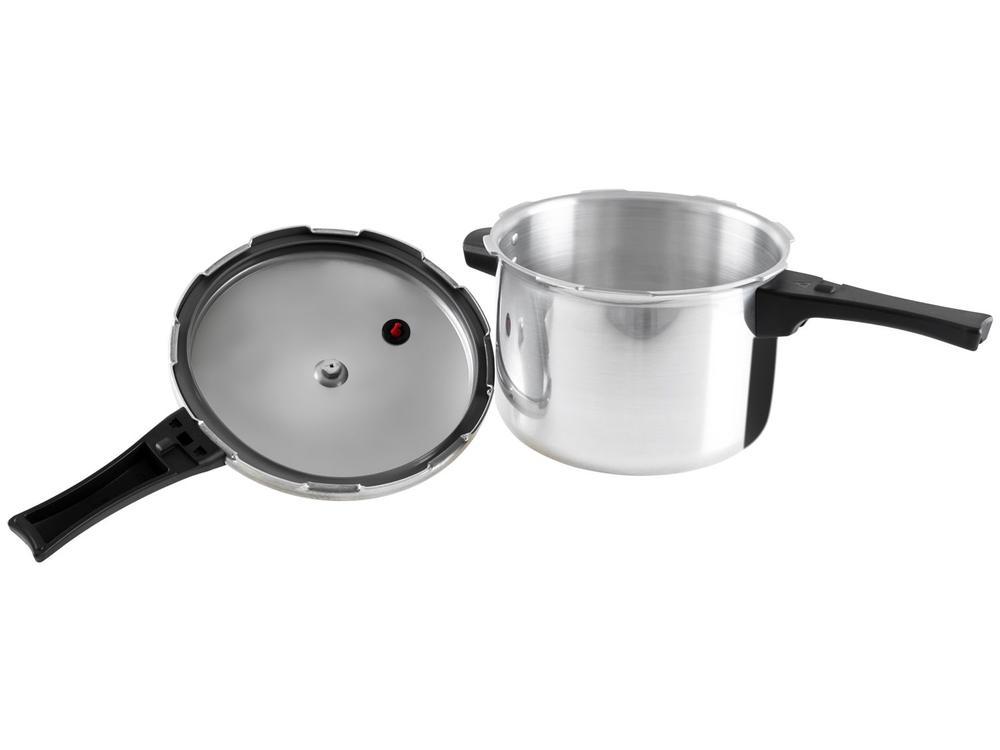 Panela de Pressão Panelux 4,5L Prata Fechamento Externo Magnific - 5