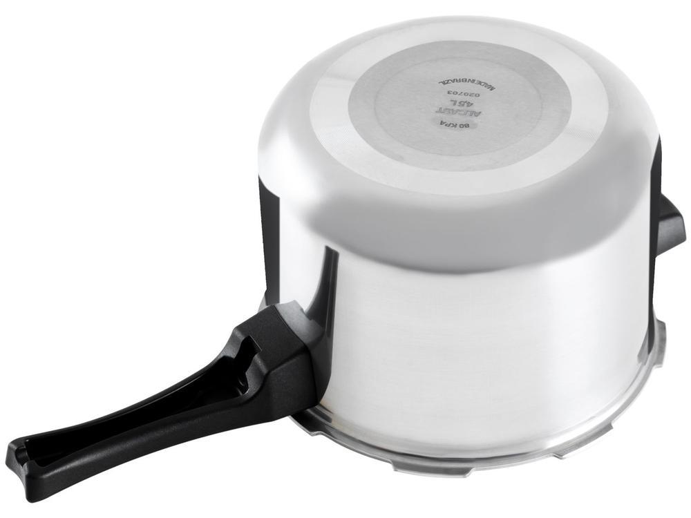 Panela de Pressão Panelux 4,5L Prata Fechamento Externo Magnific - 7