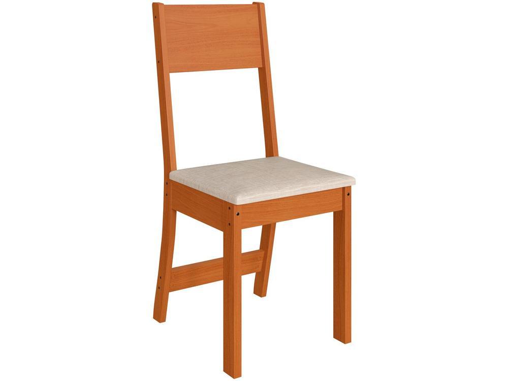 Mesa de Jantar 6 Cadeiras Retangular Freijo e Off White Indekes Luiza - 6