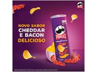 Batata Pringles Cheddar Bacon 105g - 5