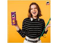 Batata Pringles Cheddar Bacon 105g - 6