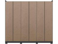 Guarda-roupa Casal com Espelho 6 Portas 4 Gavetas Araplac Braga - 11