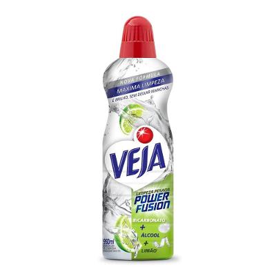 Limpador de Pisos para Limpeza Pesada Veja Power Fusion Limão 950ml