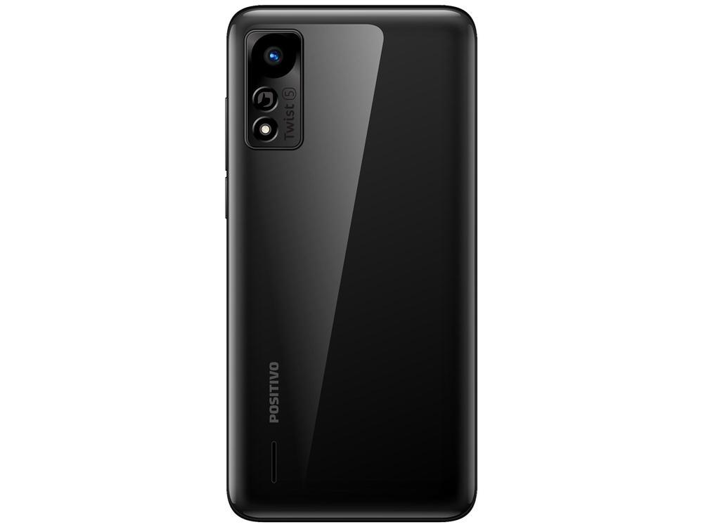 Smartphone Positivo Twist 5 64GB Preto 3G Unisoc 1GB RAM 6,26" Câm. 8MP + Selfie 8MP Dual Chip - 8