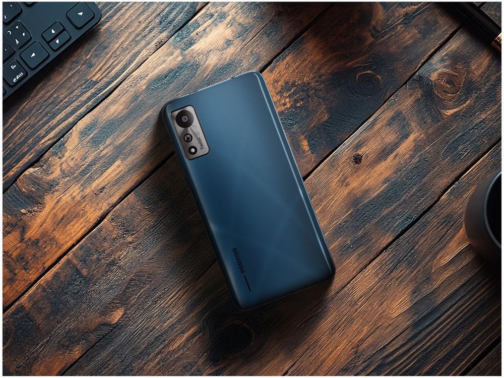 Smartphone Positivo Twist 5 64GB Azul 3G Unisoc 2GB RAM 6,26" Câm. 8MP + Selfie 8MP Dual Chip - 3