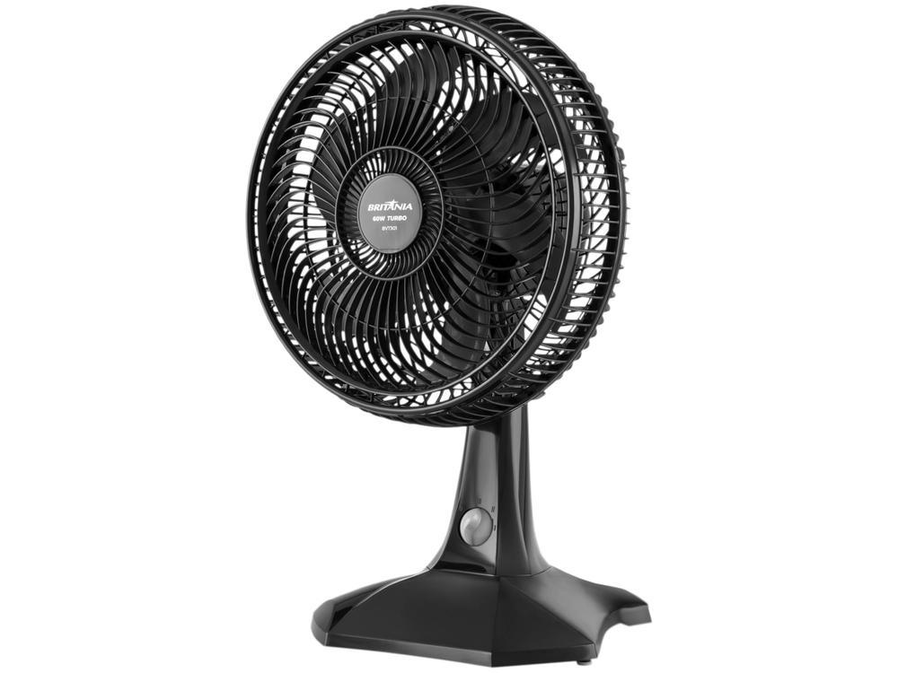 Ventilador de Mesa Britânia BVT301 30cm 6 Pás 3 Velocidades Preto - 4