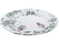 Aparelho de Jantar e Chá 20 Peças Alleanza  Cerâmica Branco e Preto Redondo Volare - 6