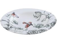 Aparelho de Jantar e Chá 20 Peças Alleanza  Cerâmica Branco e Preto Redondo Volare - 8