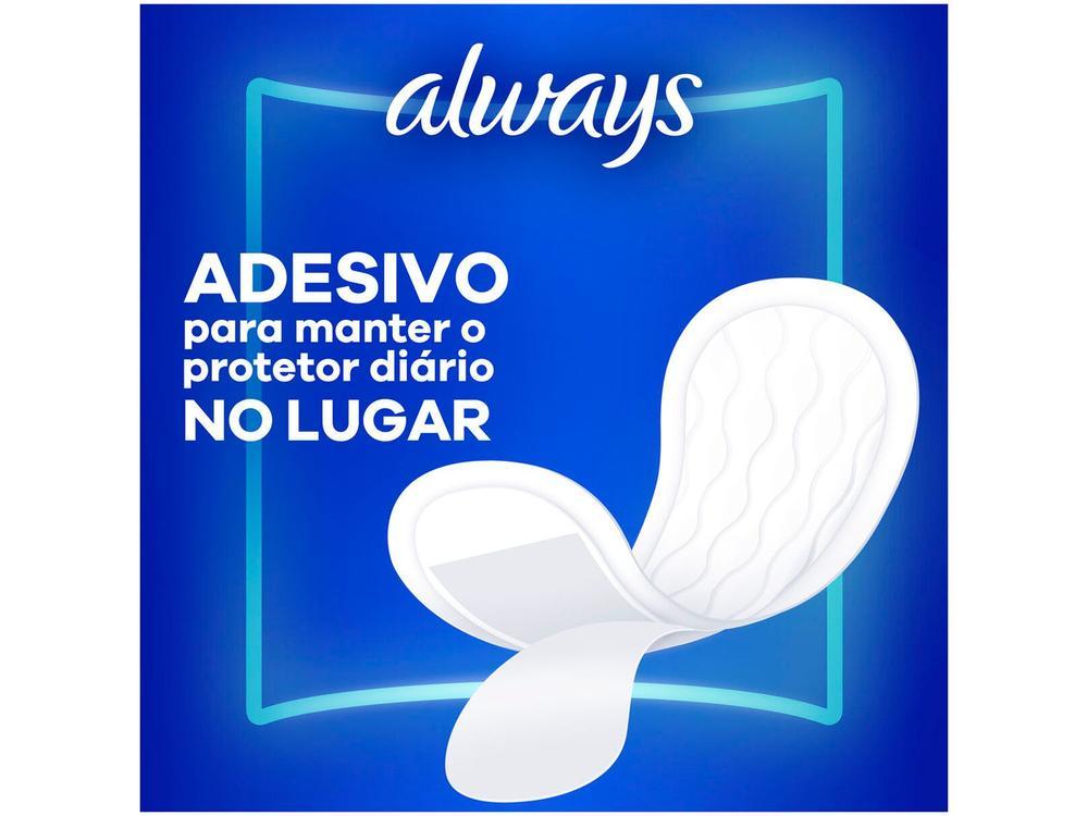 Protetor Diário Always Sem Perfume Respirável - 5