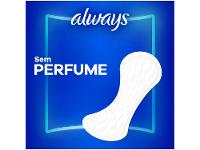 Protetor Diário Always Sem Perfume Respirável