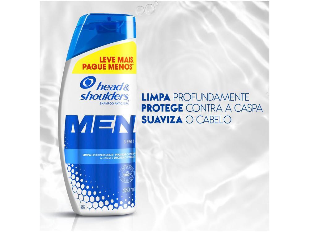 Shampoo Anticaspa Head & Shoulders Men 3 em 1 - 10