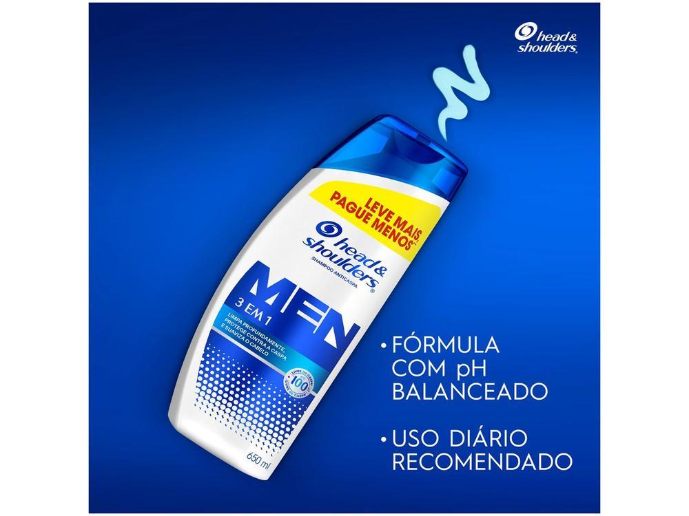 Shampoo Anticaspa Head & Shoulders Men 3 em 1 - 24