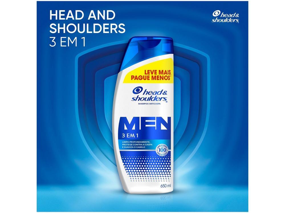 Shampoo Anticaspa Head & Shoulders Men 3 em 1 - 3