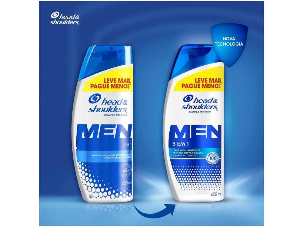 Shampoo Anticaspa Head & Shoulders Men 3 em 1 - 5
