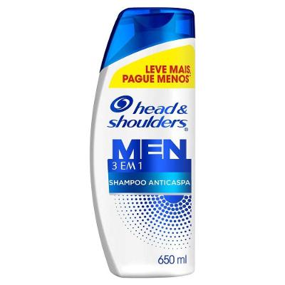 Shampoo Anticaspa Head & Shoulders Men 3 em 1