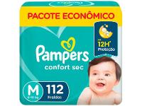 Fralda Pampers ConfortSec Tam. M 6 a 10Kg 112 Unidades - 10