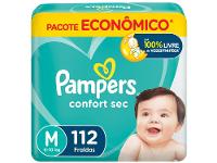 Fralda Pampers ConfortSec Tam. M 6 a 10Kg 112 Unidades - 1