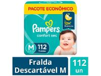 Fralda Pampers ConfortSec Tam. M 6 a 10Kg 112 Unidades - 2