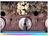 Aparelho de Jantar e Chá 20 Peças Tramontina de Porcelana Branco Redondo Silvia - 5