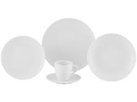 Aparelho de Jantar e Chá 20 Peças Tramontina de Porcelana Branco Redondo Silvia - 7