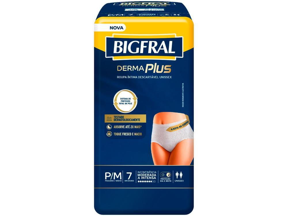 Roupa Íntima Descartável Bigfral Derma Plus P/M - 1