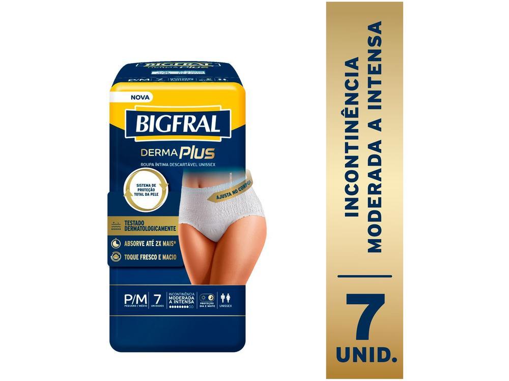 Roupa Íntima Descartável Bigfral Derma Plus P/M - 2