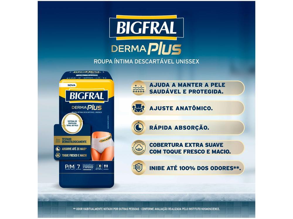 Roupa Íntima Descartável Bigfral Derma Plus P/M - 3