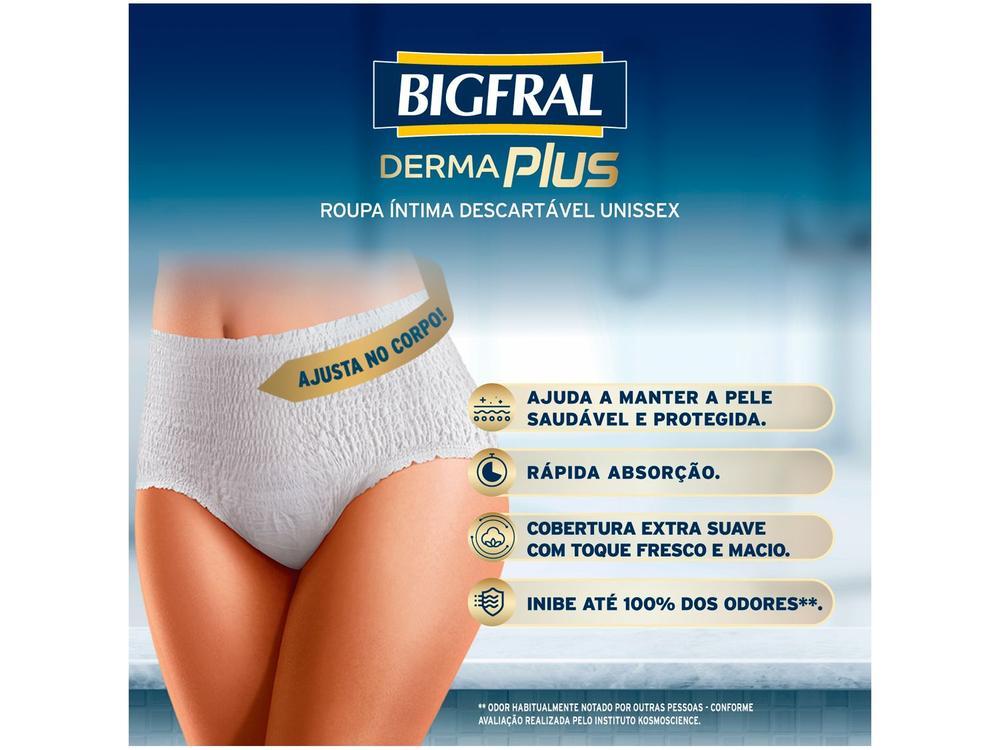 Roupa Íntima Descartável Bigfral Derma Plus P/M - 5