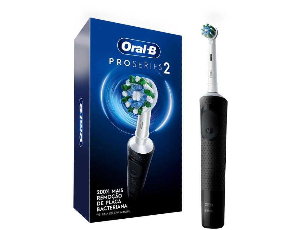 Escova de Dente Elétrica Recarregável Black Oral-B - 1