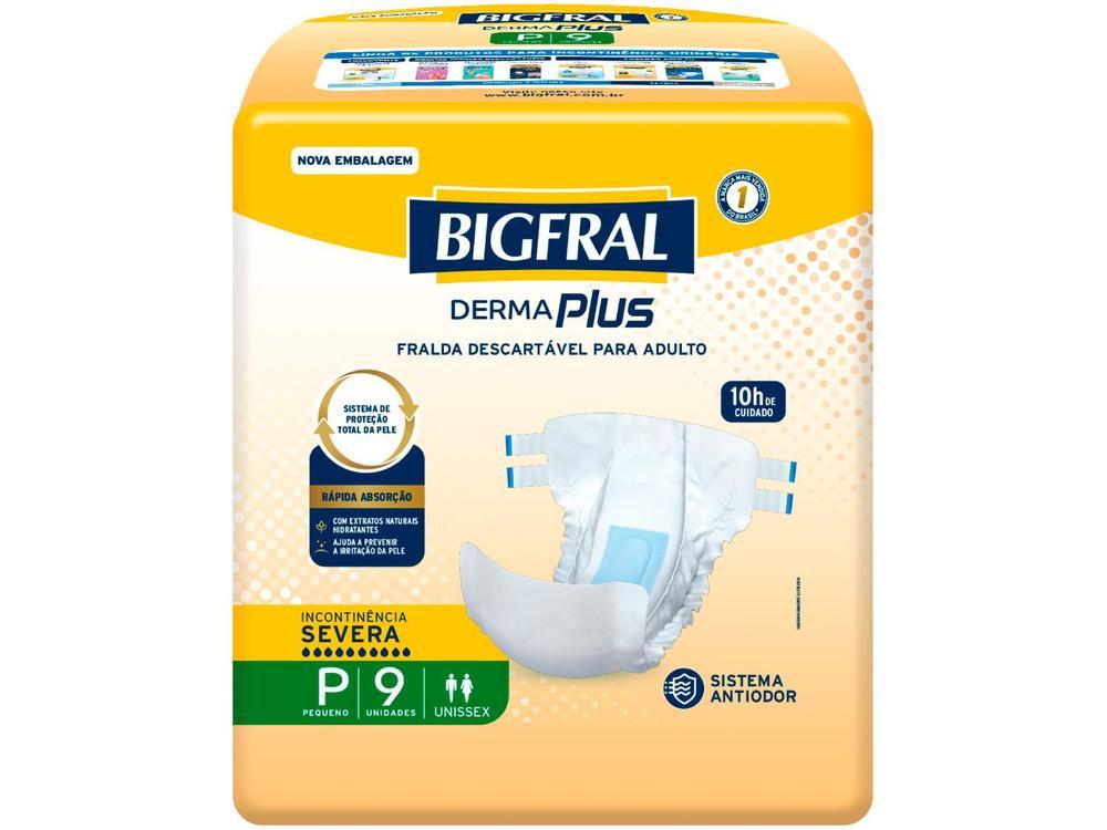 Fralda Geriátrica Bigfral Derma Plus P - 1