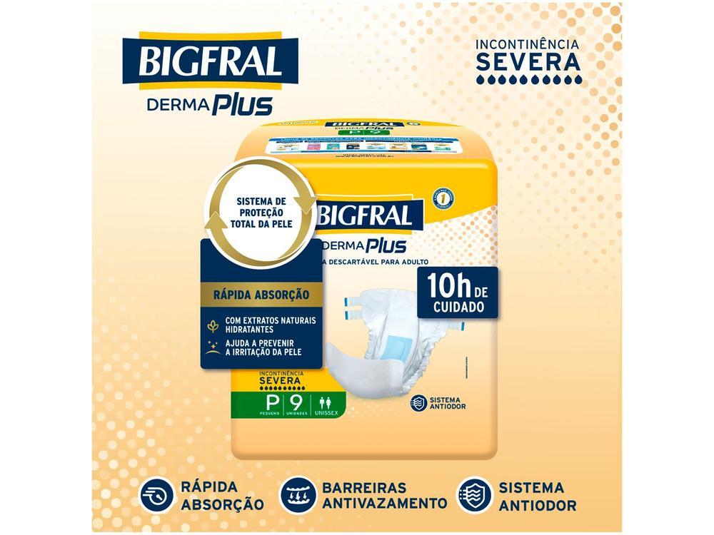 Fralda Geriátrica Bigfral Derma Plus P - 3