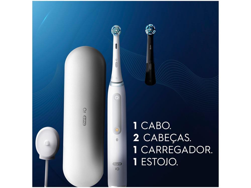 Escova de Dente Elétrica Oral-B iO4, 1 Cabo + 2 Refis + Carregador + Estojo - 9