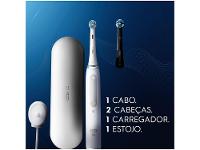 Escova de Dente Elétrica Oral-B iO4, 1 Cabo + 2 Refis + Carregador + Estojo - 9