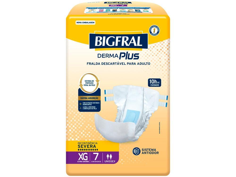 Fralda Geriátrica Bigfral Derma Plus XG - 1