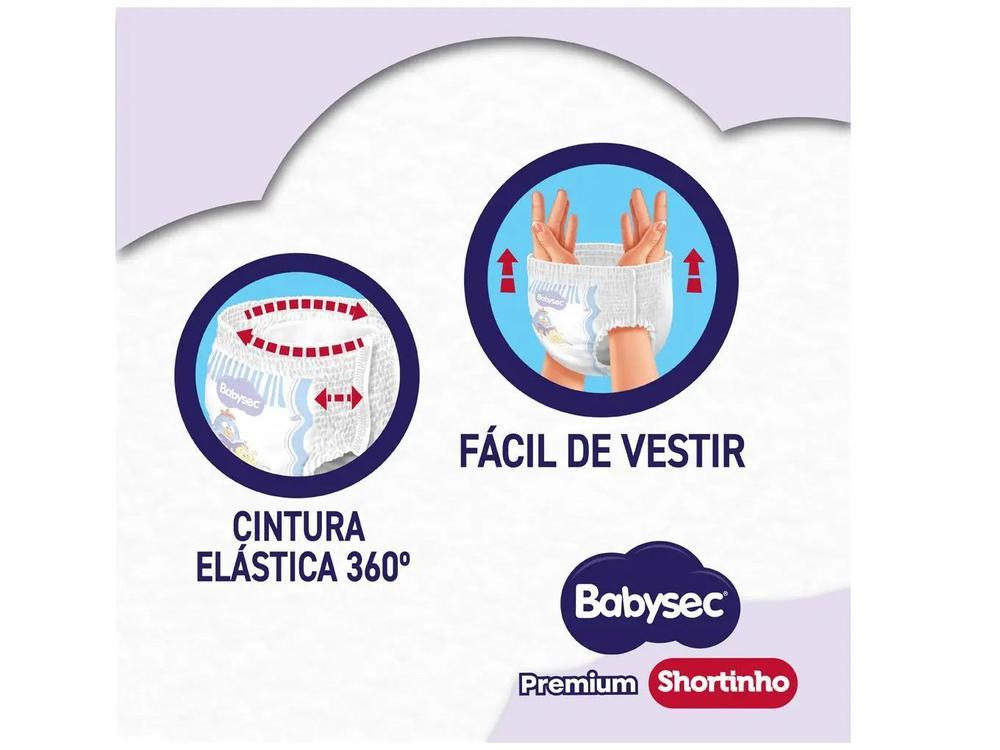 Fralda Shortinho BabySec Premium Galinha Pintadinha G 8,5 a 12kg 48 Unidades - 4