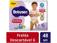 Fralda Shortinho BabySec Premium Galinha Pintadinha G 8,5 a 12kg 48 Unidades - 2