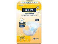 Fralda Geriátrica Bigfral Derma Plus G 7 Unidades - 1