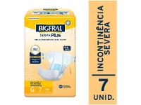 Fralda Geriátrica Bigfral Derma Plus G 7 Unidades - 2