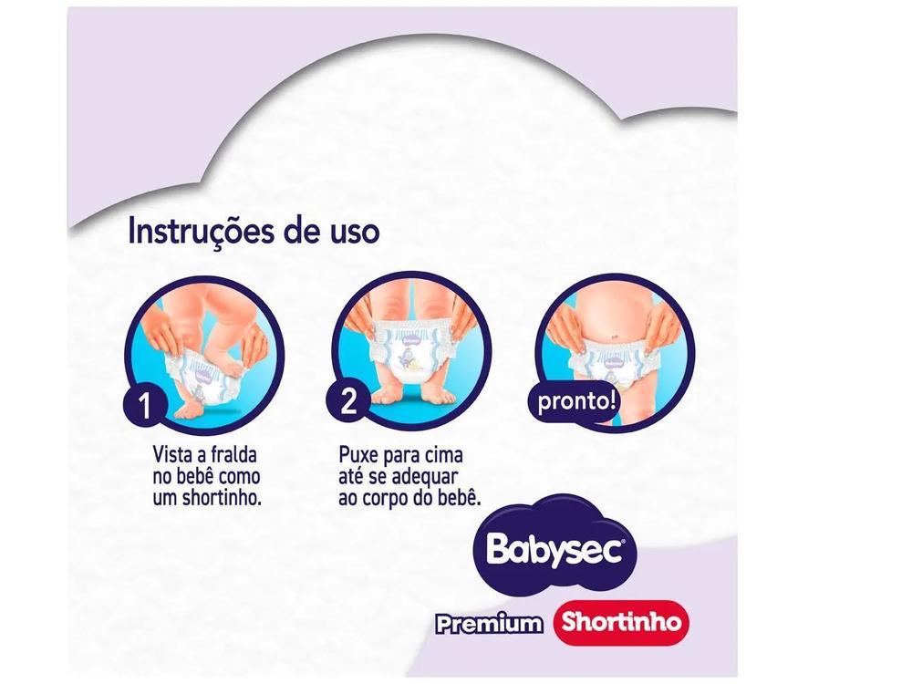 Fralda Shortinho BabySec Premium Galinha Pintadinha Tam. M 5 a 9,5kg 60 Unidades - 4
