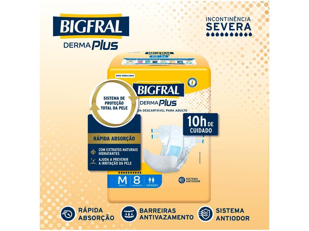 Fralda Geriátrica Bigfral Derma Plus M - 3