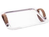 Bandeja Inox para Servir Retangular Wolff Manhattan 27x33cm - 1