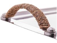 Bandeja Inox para Servir Retangular Wolff Manhattan 27x33cm