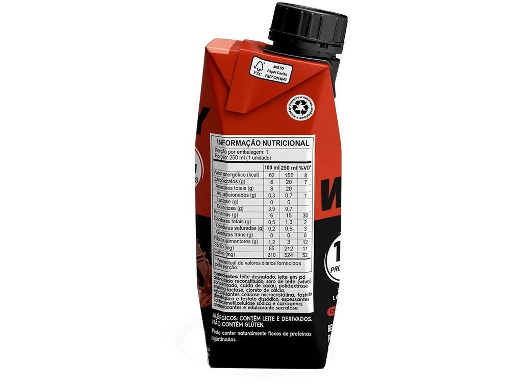 Bebida Láctea UHT com 15g de Proteína Piracanjuba ProForce 15g Chocolate Zero Lactose 250ml - 10