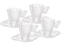 Jogo de Xícaras de Chá 180ml Wolff Butterfly 4 Peças - 1